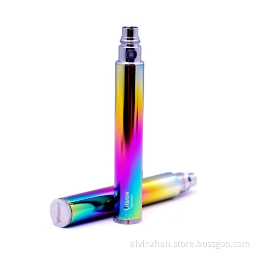 Electronic cigarette rechargeable batteries, vision spinner battery with 1300mAh capacity